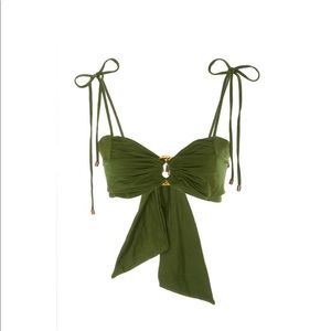 Johanna Ortiz bikini top NWT - M